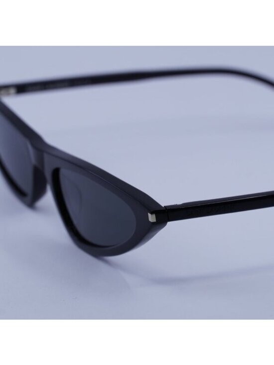 Saint Laurent SL703 001 Sunglasses Black Cat Eye Frame, Black Lenses main image 13